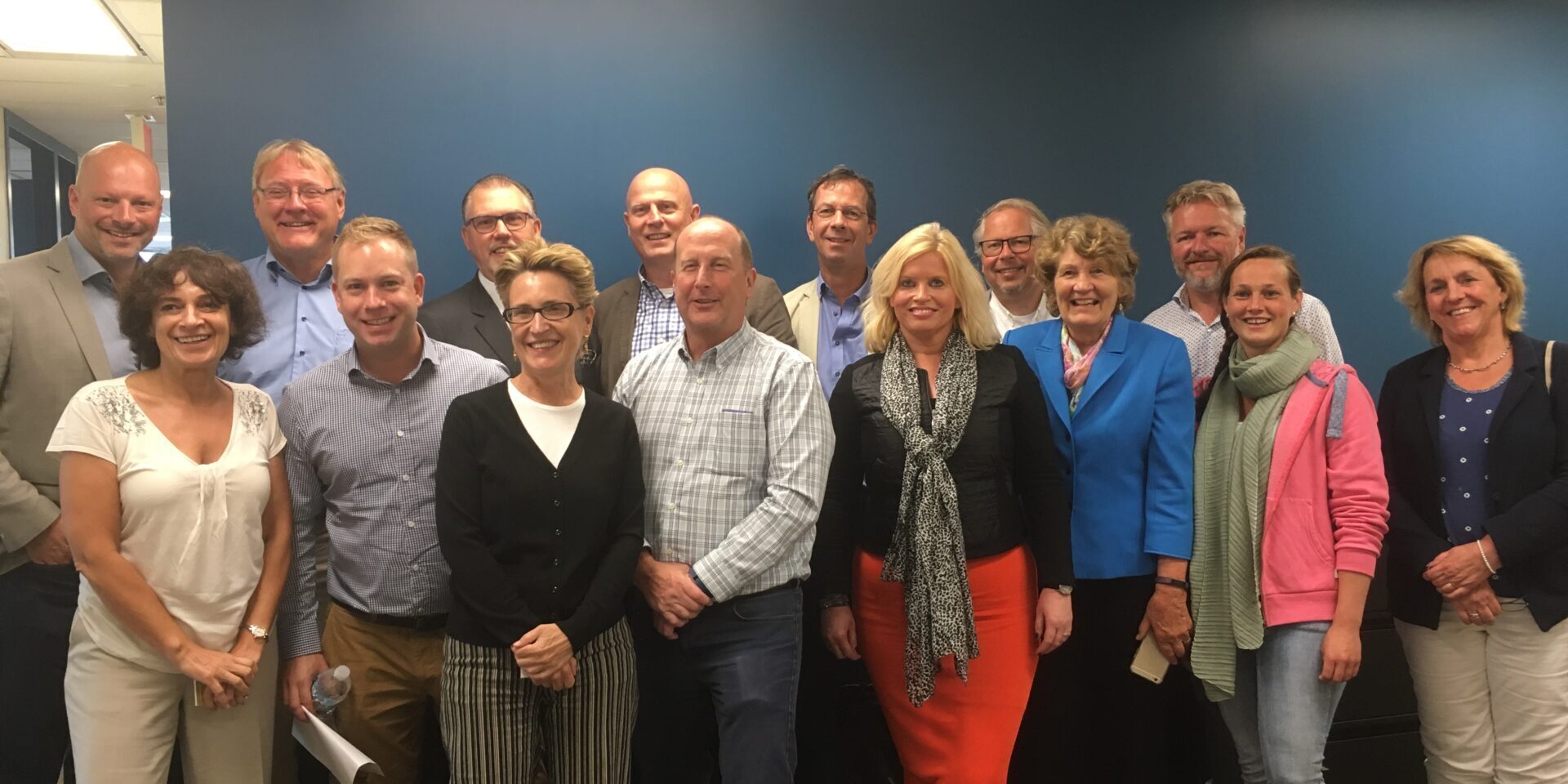 Zzeem staff welcomes Dutch delegation