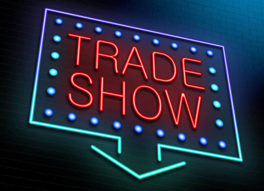 Trade show sign