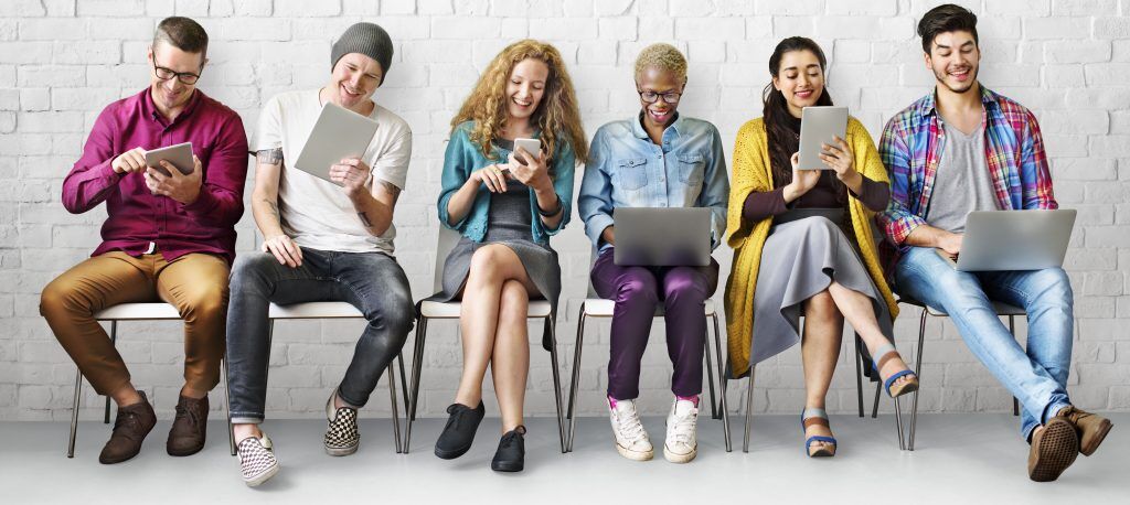 millennials on social media