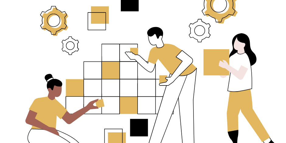 People building a plan