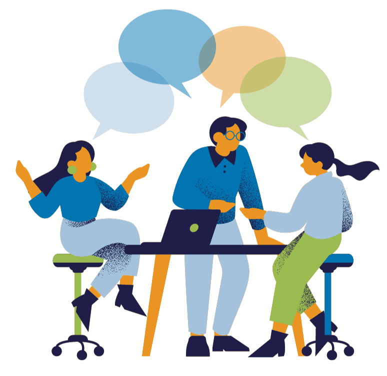 A good meeting is engaged