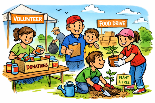 Volunteering Volunteering makes you feel good
