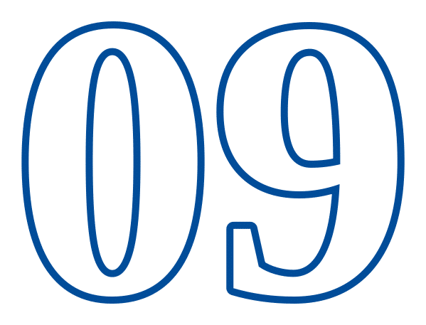 Zzeem Numeral 09 Zzeem Zzeem the Number 09 Displayed in Large White Digits with a Blue Outline.